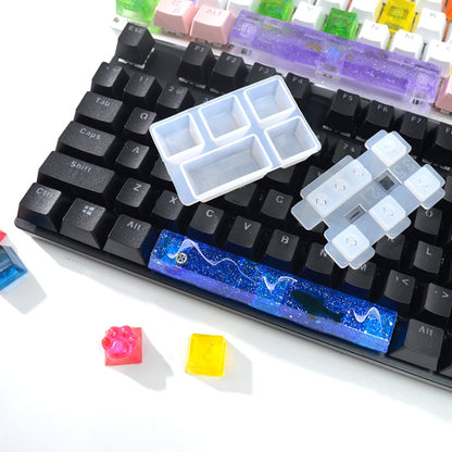 2 PCS DIY Keycap Silicone Mold OEM Mechanical Keyboard Silicone Mold, Style: MD3523 - Arts & Crafts by PMC Jewellery | Online Shopping South Africa | PMC Jewellery