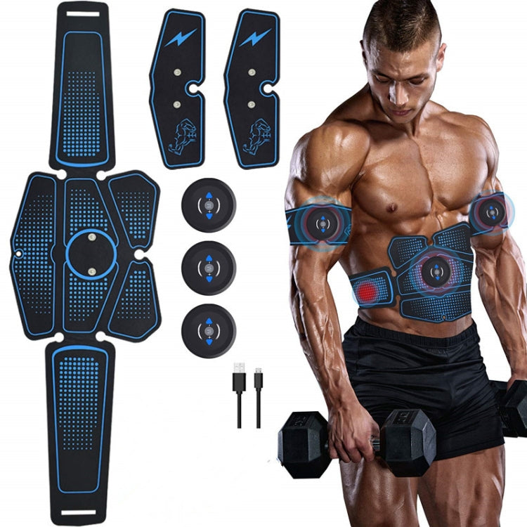 1082 EMS Muscle Training Abdominal Muscle Stimulator Home Fitness Belt(6 Pieces Blue Dot Belt) - Fitness Equipments by PMC Jewellery | Online Shopping South Africa | PMC Jewellery