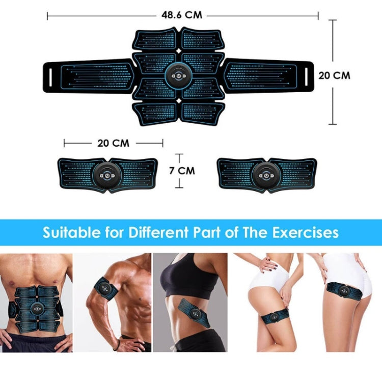 1082 EMS Muscle Training Abdominal Muscle Stimulator Home Fitness Belt(6 Pieces Orange Belts) - Fitness Equipments by PMC Jewellery | Online Shopping South Africa | PMC Jewellery