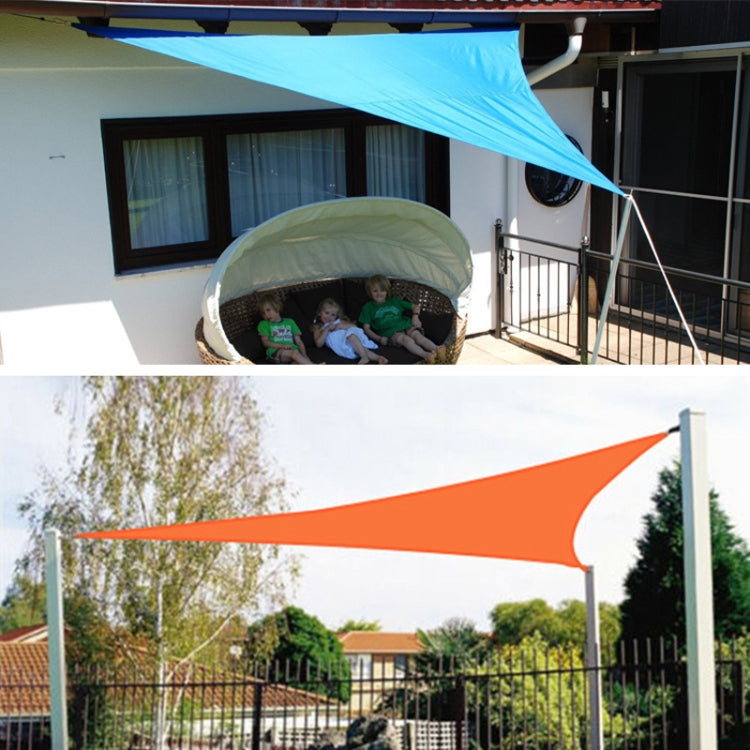 Triangle Outdoor Garden Sunshade Sail Waterproof Anti-UV Canopy, Size: 2.4m x 2.4m x 2.4m(Beige) - Tents & Accessories by PMC Jewellery | Online Shopping South Africa | PMC Jewellery