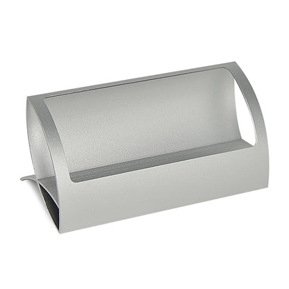 Creative Metal Card Holders Note Holders for Office Display Desk Business Card Holders Desk Accessories Stand Clip(Silver) - Name Card Holder by PMC Jewellery | Online Shopping South Africa | PMC Jewellery