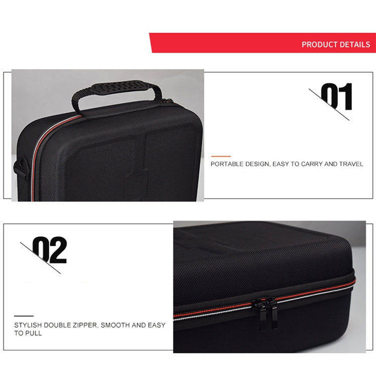 01145 Game Machine Full Accessories Storage Bag Host Handle Hard Box For Nintendo Switch(Black without LOGO) - Bags by PMC Jewellery | Online Shopping South Africa | PMC Jewellery