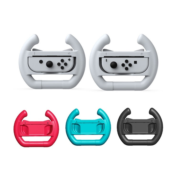DOBE Left And Right Handle Steering Wheel For Switch OLED / Switch, Specification： Red + Blue（2PCS/Pack） - Gamepads by DOBE | Online Shopping South Africa | PMC TechLife