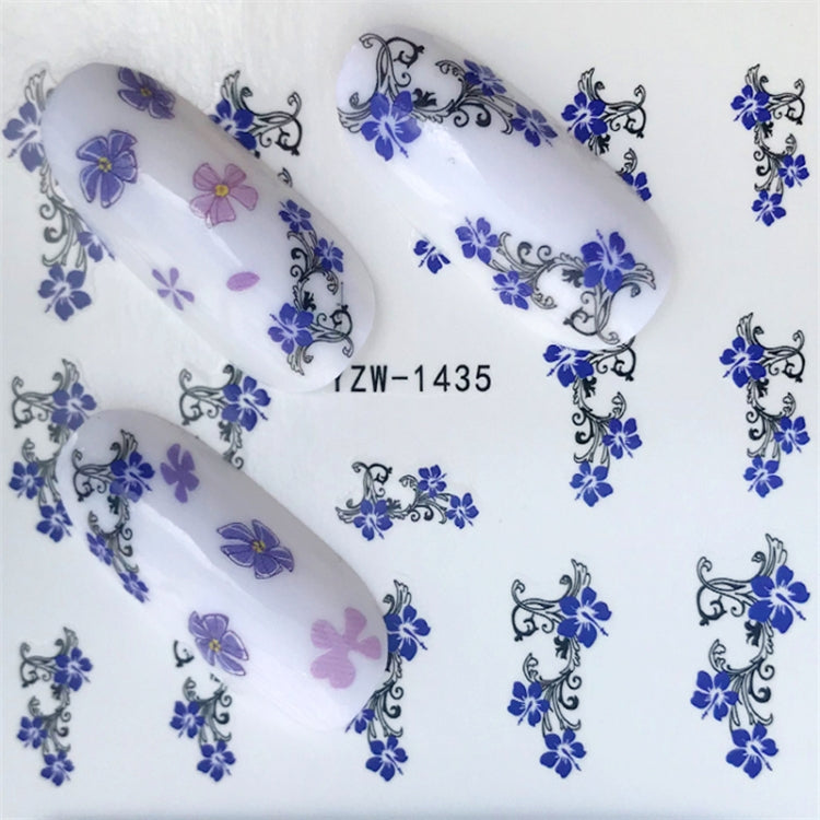 10 PCS Summer Colorful Nail Sticker Water Transfer Nail Decorations(YZW-126) - Nail Stickers by PMC Jewellery | Online Shopping South Africa | PMC Jewellery