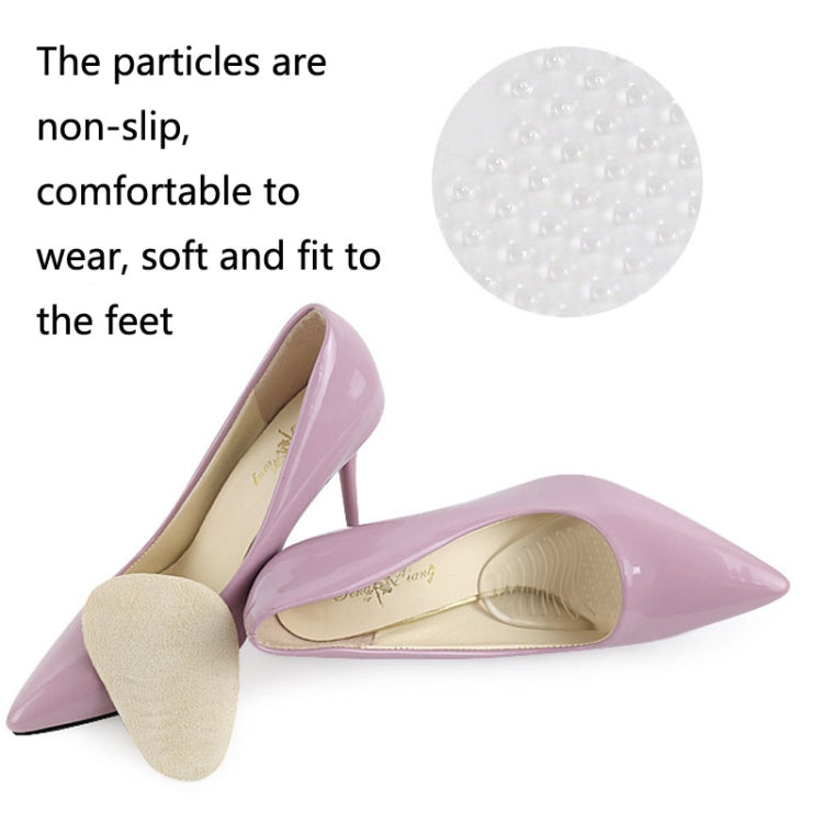 5 Pairs Anti-Slip Sole Pads For High Heels Gel Crystal Comfortable Half Pads, Colour: Transparent - Shoes Care by PMC Jewellery | Online Shopping South Africa | PMC Jewellery