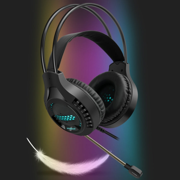 Smailwolf AK3 Headset Game Headphones Wired Luminous Desktop Computer Headset, Style: USB Single-plug - Multimedia Headset by PMC Jewellery | Online Shopping South Africa | PMC Jewellery
