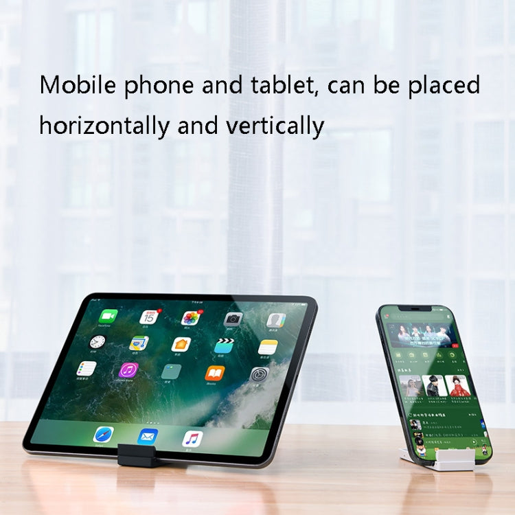 Oatsbasf 03637 Aluminum Alloy Mobile Phone Bracket Desktop Folding Portable Metal Rack(White) - free shipping - PMC TechLife - Order now!