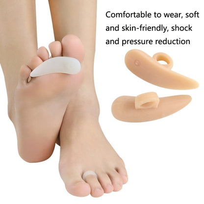 10 Pairs Toe Grip Correction Pad Hammer Toe Support Pad Toe Separator(White) - Corrector by PMC Jewellery | Online Shopping South Africa | PMC Jewellery