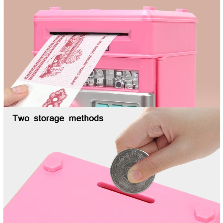 Password Safe Deposit Box Children Automatic Savings ATM Machine Toy, Colour: Black Red - free shipping - PMC TechLife - Order now!