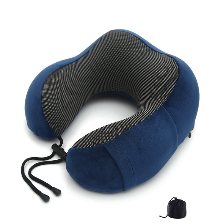 Magnetic Memory Foam U-shaped Pillow Suitable for Travel Solid Pillows(Navy blue) - free shipping - PMC TechLife - Order now!
