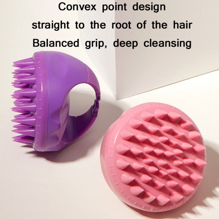 Round Hair Washing Brush Silicone Wet & Dry Multipurpose Massage Brush(Green) - Combs by PMC Jewellery | Online Shopping South Africa | PMC Jewellery