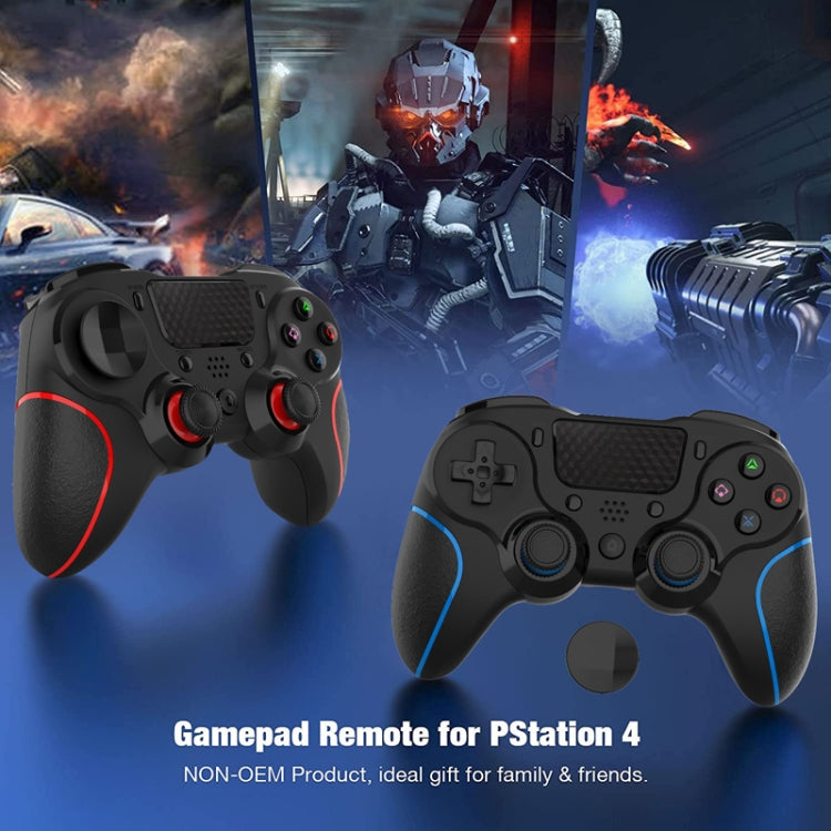 MB-P913 PC Six-Axis Somatosensory Back Key Programming Dual Vibration Bluetooth Gamepad For PS4 Pro(Black) - Gamepads by PMC TechLife | Online Shopping South Africa | PMC TechLife