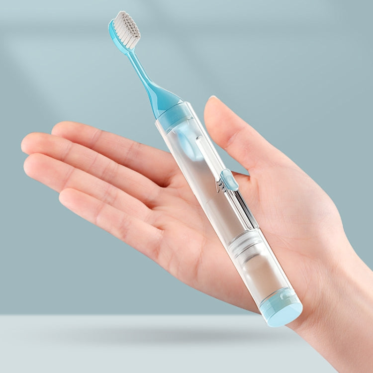 ETRAVEL Travel Portable Folding Toothbrush Set(Sky Blue) - Toothbrushes by ETRAVEL | Online Shopping South Africa | PMC TechLife