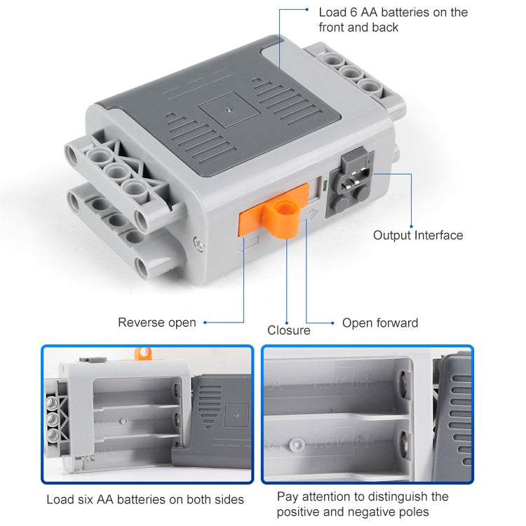 88003 L Motor / Forward and Backward Applications Building Block Power Group - Motor & Speed Controller by PMC Jewellery | Online Shopping South Africa | PMC Jewellery