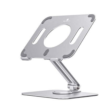 Boneruy L04mini 360 Degree Rotating Aluminum Alloy Tablet Laptop Holder(Silver) - Desktop Holder by BONERUY | Online Shopping South Africa | PMC Jewellery | Buy Now Pay Later Mobicred