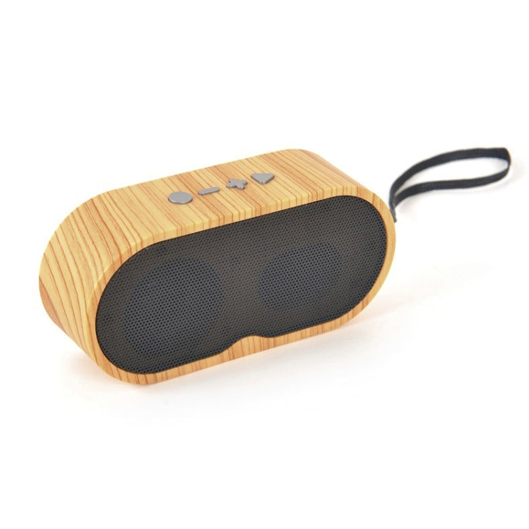 F3 Retro Wood-Grain Mini Bluetooth Speaker Support TF Card(Shallow Grain) - Mini Speaker by PMC Jewellery | Online Shopping South Africa | PMC Jewellery