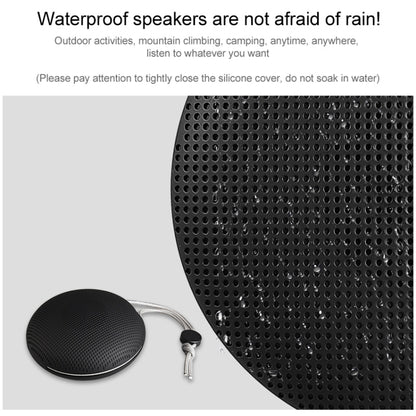 F5 TWS Outdoor Waterproof Mini Bluetooth Speaker with Lanyard Support Hands-free(Black) - Mini Speaker by PMC Jewellery | Online Shopping South Africa | PMC Jewellery