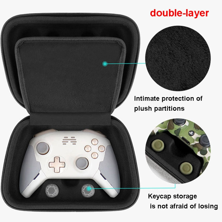 Baona EVA Hard Shell Gamepad Storage Bag For PS5 / PS4 / Xbox / Switch Pro, Style: Double-layer Gray - Bags by Baona | Online Shopping South Africa | PMC TechLife | Buy Now Pay Later Mobicred