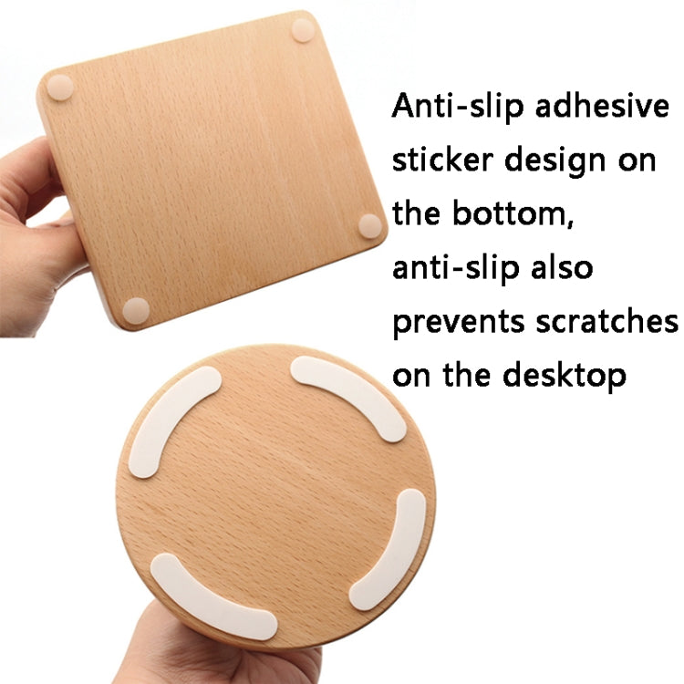 AM-EJZJ001 Desktop Solid Wood Headset Display Stand, Style: B - Anti-lost & Holder by PMC TechLife | Online Shopping South Africa | PMC TechLife