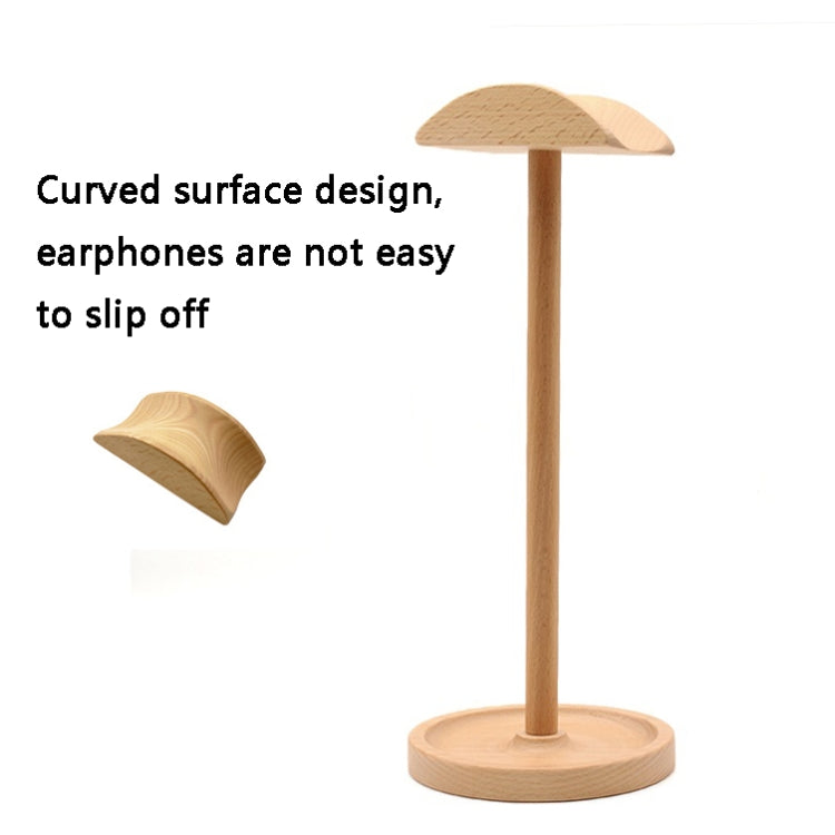 AM-EJZJ001 Desktop Solid Wood Headset Display Stand, Style: C - Anti-lost & Holder by PMC TechLife | Online Shopping South Africa | PMC TechLife | Buy Now Pay Later Mobicred
