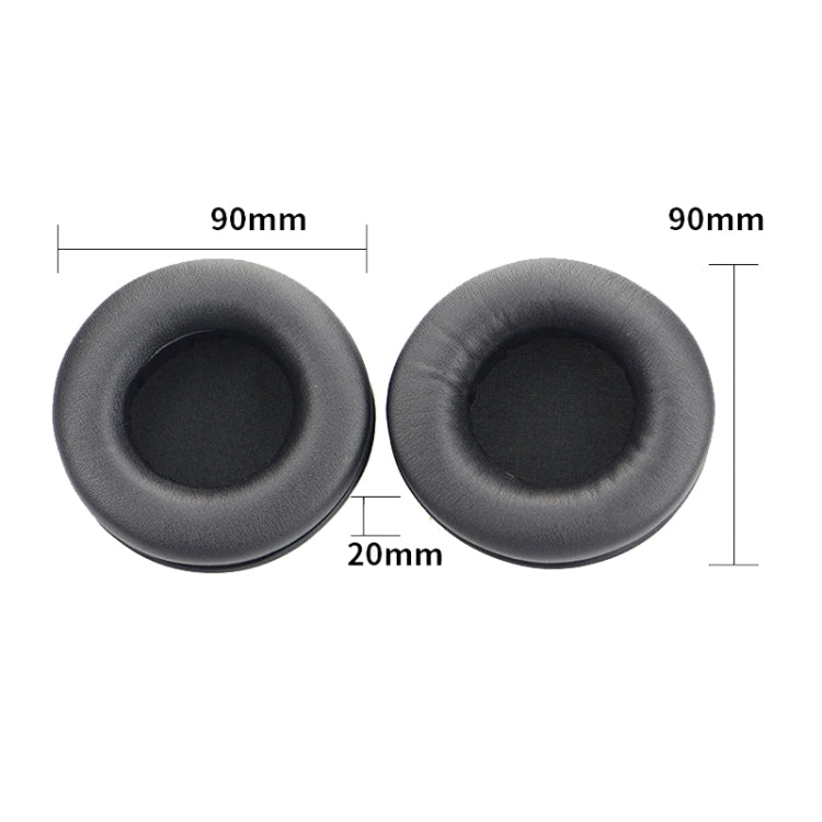 2 PCS Headset Sponge Earmuffs For Razer Kraken 7.1 V1 Pro, Colour: Black+Black Net - Earmuff & Pad by PMC TechLife | Online Shopping South Africa | PMC TechLife