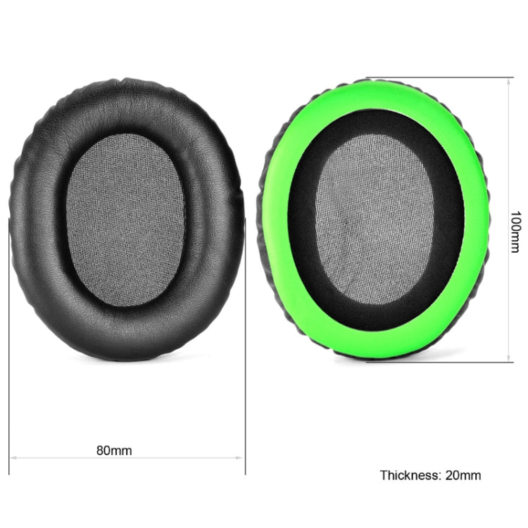 1 Pair Headset Earmuffs For Kingston Stinger Smart, Colour: Black Mesh+Green - Earmuff & Pad by PMC TechLife | Online Shopping South Africa | PMC TechLife