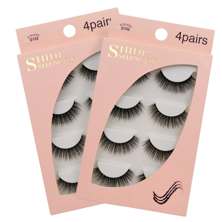 2 Sets SHIDISHANGPIN 3D Mink False Eyelashes Naturally Thick Eyelashes(G102) - Eyes by PMC Jewellery | Online Shopping South Africa | PMC Jewellery