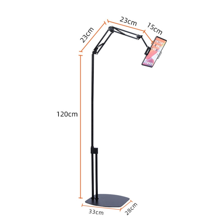 Mobile Phone Tablet Floor Cantilever Stand - Lazy Bracket by PMC Jewellery | Online Shopping South Africa | PMC Jewellery