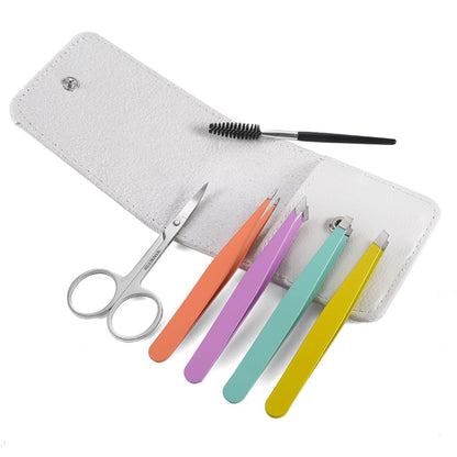 6-In-1 Stainless Steel Eyebrow Trimming Set(Colorful) - Eyes by PMC Jewellery | Online Shopping South Africa | PMC Jewellery