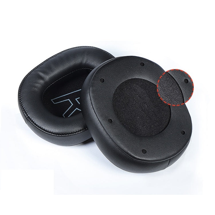 1 Pair Sponge Headset Cover For Edifier Hecate G2(Black-Protein Skin) - Earmuff & Pad by PMC Jewellery | Online Shopping South Africa | PMC Jewellery