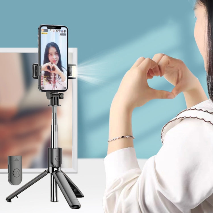 L03S Bluetooth Fill Light Tripod Integrated Selfie Stick(Black) - Selfie Sticks by PMC Jewellery | Online Shopping South Africa | PMC Jewellery