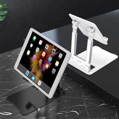 Desktop Foldable Liftable Anti-Skid Mobile Phone And Tablet Stand(White) - Desktop Holder by PMC Jewellery | Online Shopping South Africa | PMC Jewellery