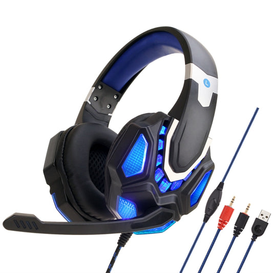 Soyto G10 Gaming Computer Headset For PC (Black Blue) - Multimedia Headset by Soyto | Online Shopping South Africa | PMC Jewellery