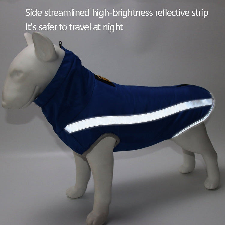 BL-677 Autumn And Winter Pet Dog Clothes, Size: XXL(Blue) - Clothing by PMC Jewellery | Online Shopping South Africa | PMC Jewellery