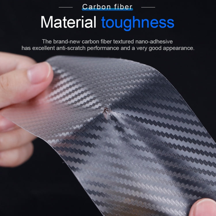 15cm x 5m Car Carbon Fiber Bumper Anti-Collision Strip - Anti Collision Sticker by PMC TechLife | Online Shopping South Africa | PMC TechLife
