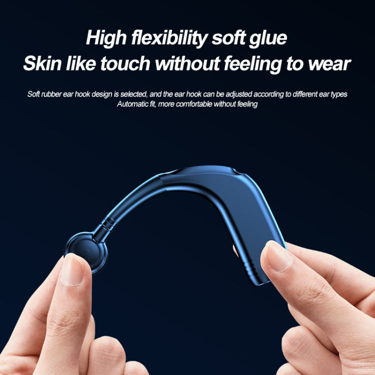 M99 Bluetooth V5.2 Single Earhook Business Headphone(Black+Blue) - Bluetooth Earphone by PMC TechLife | Online Shopping South Africa | PMC TechLife