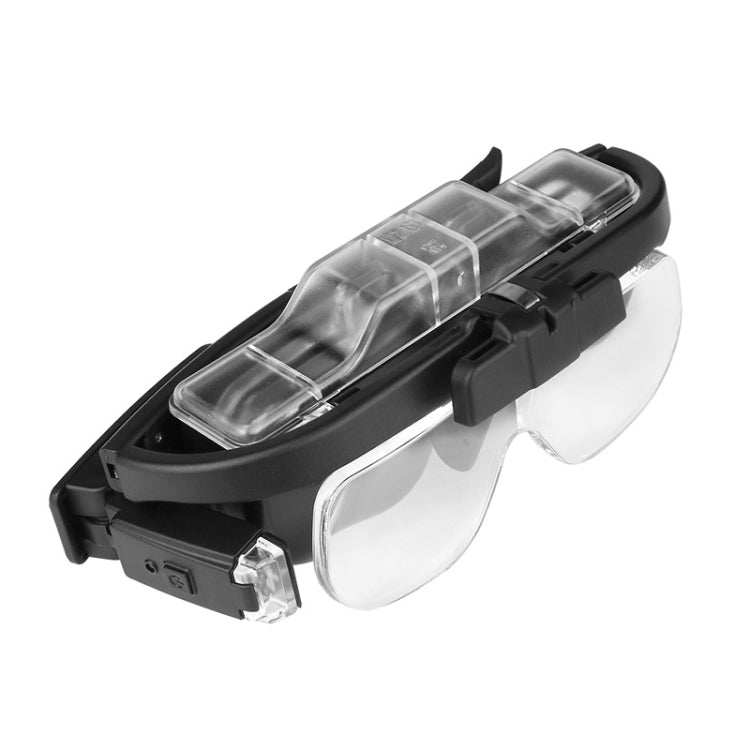 11642DC Multi-magnification Glasses-type Maintenance Rechargeable Magnifying Glass - Glasses Style by PMC TechLife | Online Shopping South Africa | PMC TechLife