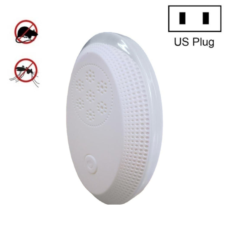 Ultrasonic Mosquito Rat Repellent Night Light, Specification: US Plug(Pearl White) - Repellents by PMC Jewellery | Online Shopping South Africa | PMC Jewellery