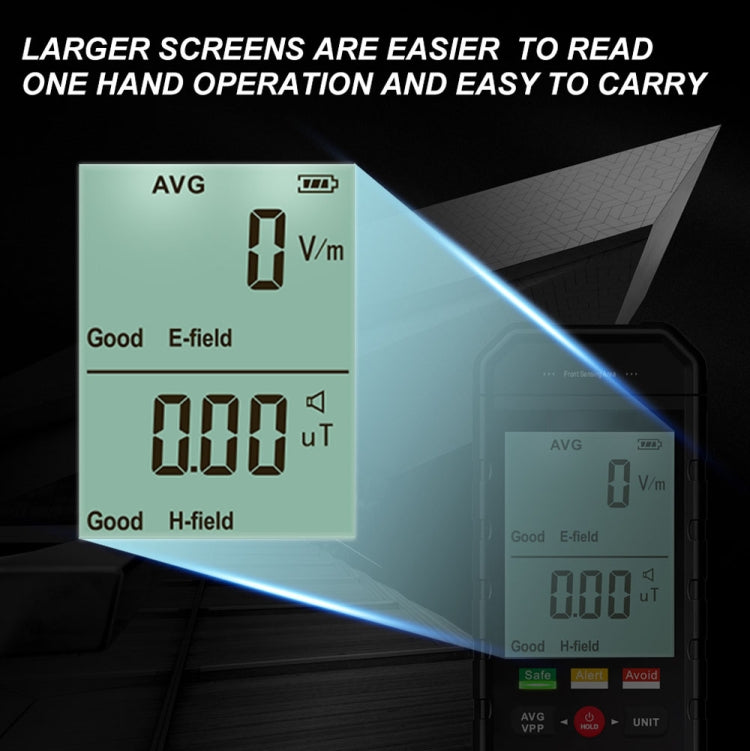 ET925 Large Screen Digital Display Electromagnetic Radiation Detector - Radiation Detector by PMC TechLife | Online Shopping South Africa | PMC TechLife | Buy Now Pay Later Mobicred