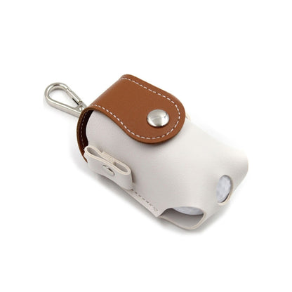 Splicing Leather Portable Mini Golf Protective Bag(Brown) - Golf Accessories by PMC Jewellery | Online Shopping South Africa | PMC Jewellery