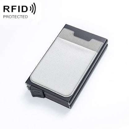 RFID Aluminum Alloy Anti-Degaussing Coin Card Holder(Silver) - Antimagnetic RFID Package by PMC Jewellery | Online Shopping South Africa | PMC Jewellery