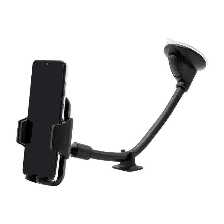 Car Instrument Station Curved Hose Phone Bracket, Style: Silica Clip - Car Holders by PMC Jewellery | Online Shopping South Africa | PMC Jewellery