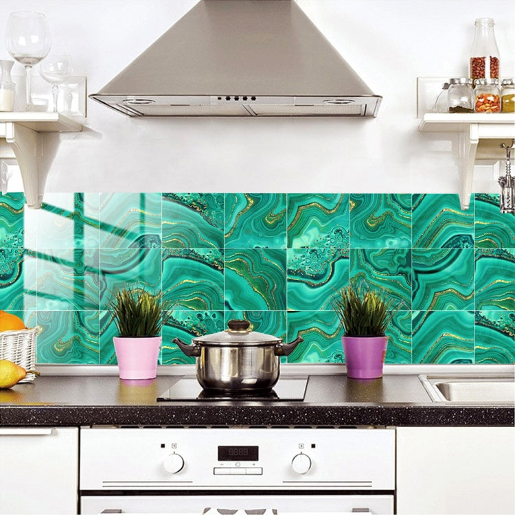 20 PCS 10cm PVC Crystal Covered Film Geometric Pattern Tile Wall Sticker(TS226) - Wall Tile Stickers by PMC TechLife | Online Shopping South Africa | PMC TechLife
