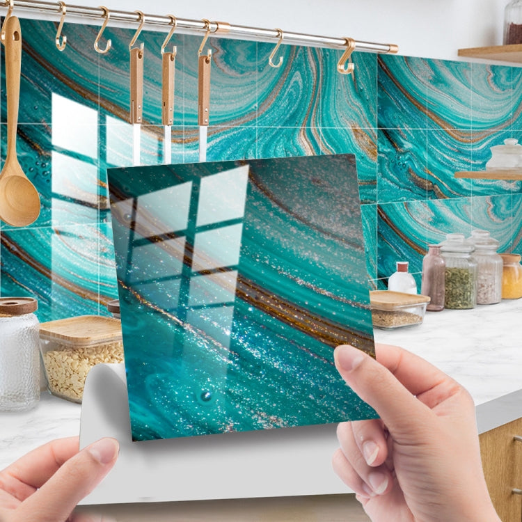 20 PCS 20cm PVC Crystal Covered Film Geometric Pattern Tile Wall Sticker(TS233) - Wall Tile Stickers by PMC TechLife | Online Shopping South Africa | PMC TechLife