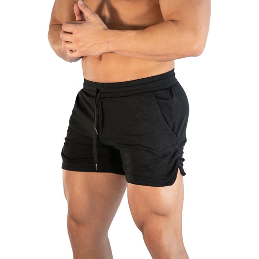 Men Sports Shorts Pants Quick-Drying Marathon Running Three-Point Pants, Size: M(Black Without Logo) - Sports Shorts by PMC Jewellery | Online Shopping South Africa | PMC Jewellery