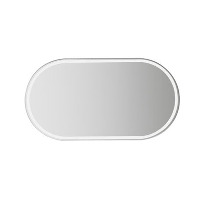 Sun Visor High-Definition Mirror Stainless Steel Makeup Mirror Oval Large - Interior Mirrors by PMC Jewellery | Online Shopping South Africa | PMC Jewellery