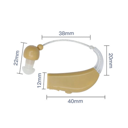 Elderly Use Can Charge Sound Amplifier Hearing Aid, Specification: US Plug(Blue Double Machine+White Charging Bin) - Hearing Aids by PMC Jewellery | Online Shopping South Africa | PMC Jewellery