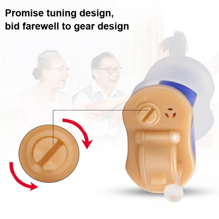 Battery Type Digital Noise Reduction Hearing Aid Elderly Sound Amplifier(Black Right Ear) - Hearing Aids by PMC TechLife | Online Shopping South Africa | PMC TechLife | Buy Now Pay Later Mobicred