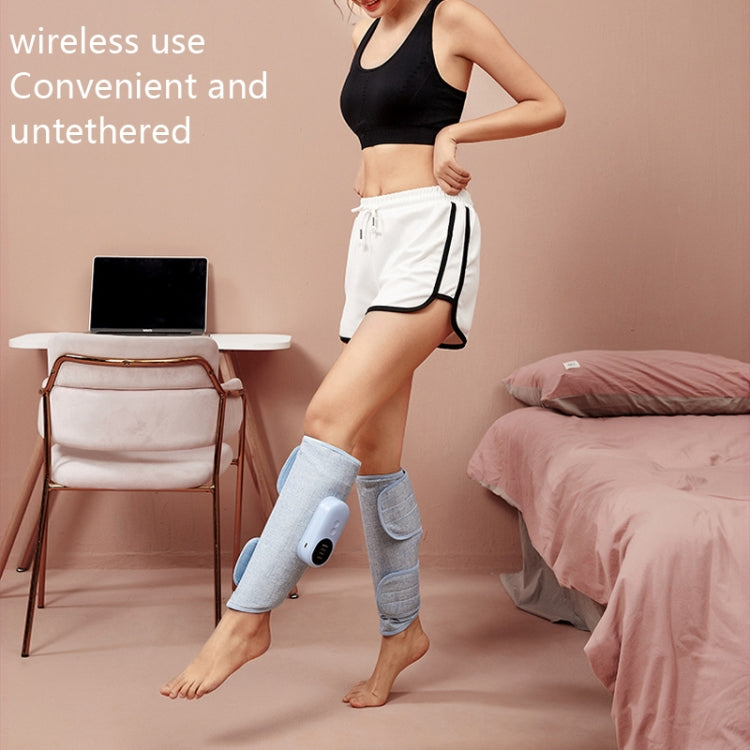 Home Constant Temperature Wireless Leg Massage, Style: Blue Double Hot Compress+Air Pressure - Massage & Relaxation by PMC TechLife | Online Shopping South Africa | PMC TechLife