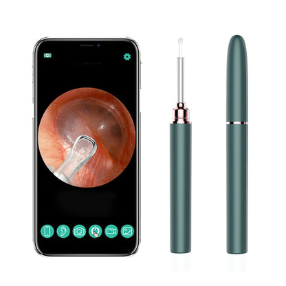 TES02 WIFI High-definition Intelligent Visual Ear Scoop(Ink Green) - Ear Care Tools by PMC Jewellery | Online Shopping South Africa | PMC Jewellery